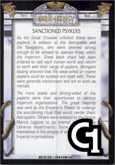 Sanctioned Psykers